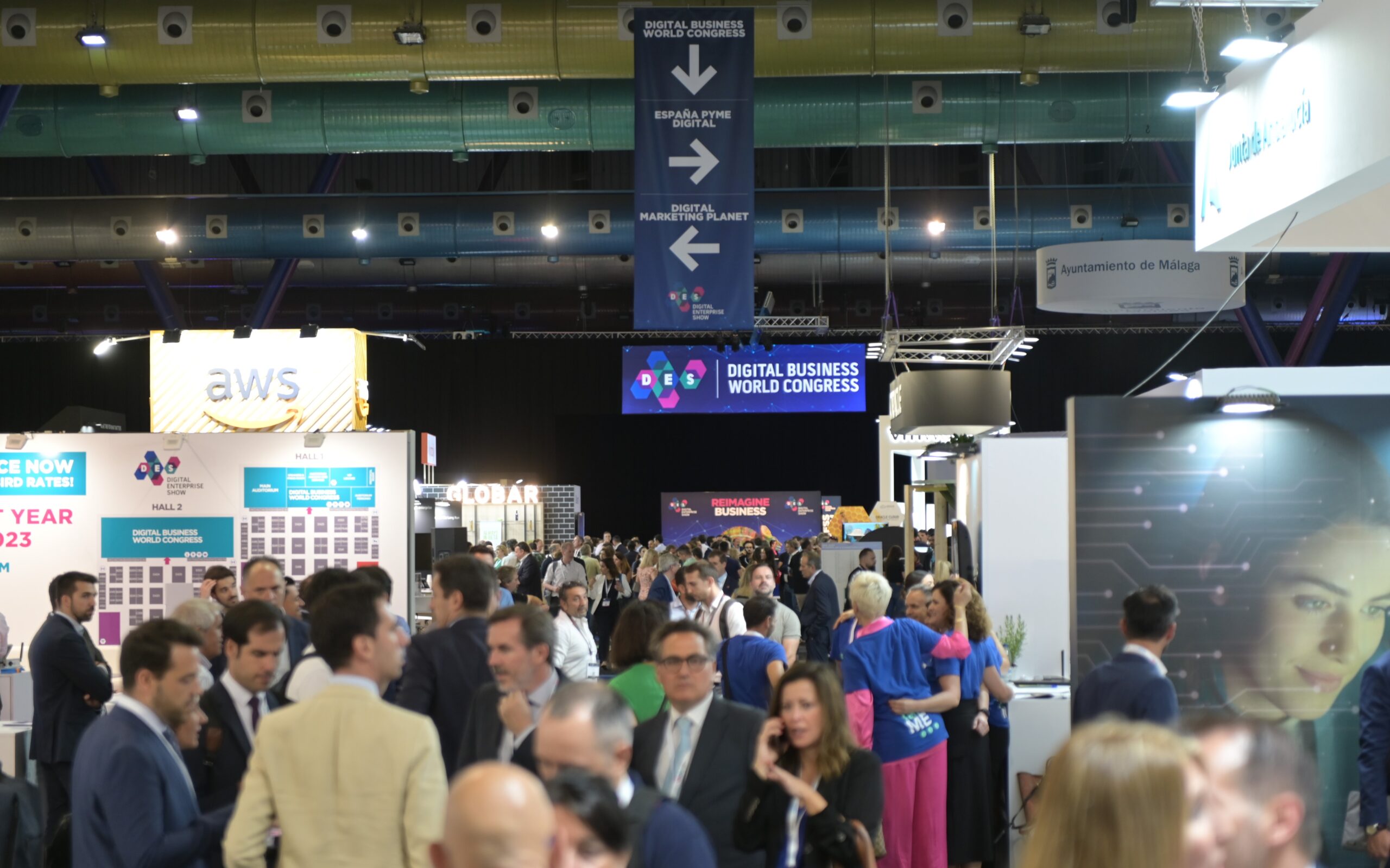 Málaga se convierte en capital mundial tecnológica con DES2023, que dejará un impacto económico de 34 millones para la ciudad 